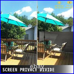 Retractable Side Awning Patio Screen Retractable Fence 63x118inch Privacy Screen