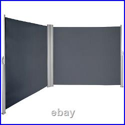 Retractable Side Awning Patio Screen Retractable Fence 63x236inch Privacy Screen