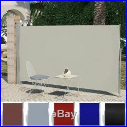 Retractable Side Awning Wall Shade Blind Privacy Screen Patio Terrace Outdoor