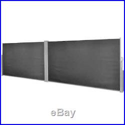 Retractable Side Awning Wall Shade Blind Privacy Screen Terrace Outdoor Large US
