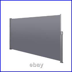 Retractable Side Screen Awning UV Resistant and Waterproof Patio Privacy Screen