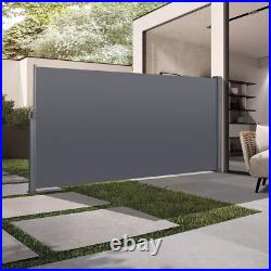 Retractable Side Screen Awning UV Resistant and Waterproof Patio Privacy Screen