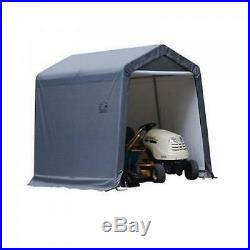 Riding Lawn Mower Storage Shed Outdoor Garden Portable Garages And Shelters