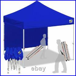 Royal Blue 10x10 Smart Pop Up Canopy Outdoor Event Craft Show Gazebo Party Tent