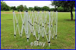 SAVE $$$ 10'x20' Pop Up Canopy Party Tent White F Model Upgraded Frame