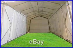 SAVE $$$ Carport 24'x13' Grey White Garage Storage Canopy Shed