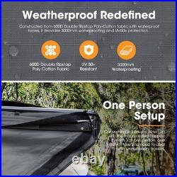 San Hima 180° Free-Standing Awning 600D Double Ripstop Poly-Cotton