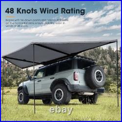 San Hima 180° Free-Standing Awning 600D Double Ripstop Poly-Cotton