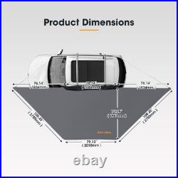 San Hima 180° Free-Standing Awning 600D Double Ripstop Poly-Cotton