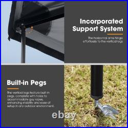 San Hima 180° Free-Standing Awning 600D Double Ripstop Poly-Cotton