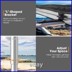 San Hima Pull-Out Side Awning 6.6ft x 8.2ft Telescoping Poles 54ft² Car Shade