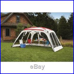 Screen House Canopy Tent 14x12 for Outdoor Sun Shade Beach Camping Shelter Large
