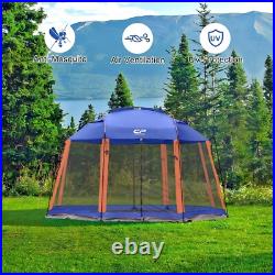 Screen House Room 13 x 13 Ft Screened Mesh Net Wall Canopy Tent Camping Tent