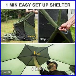 Screen House Tent 11.5 x 9.8 ft HeavyDuty Waterproof for Outdoor Backyard Campi