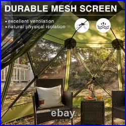 Screen House Tent 11.5 x 9.8 ft HeavyDuty Waterproof for Outdoor Backyard Campi