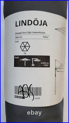 Set of 5 IKEA LINDOJA Umbrella Canopy, 118-18 (300cm) Anthracite 905.320.23