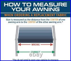 ShadePro RV Awning Fabric Replacement Premium Grade Weatherproof Vinyl Uni
