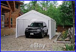 Shelter Logic 12 x 20 Outdoor Canopy Enclosure Kit Carport and Shelter Wrap