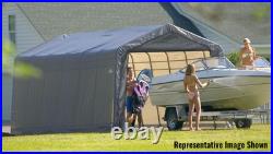 ShelterCoat 12 x 20 ft. Garage Peak Gray