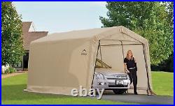 ShelterLogic 10' x 15' x 8' Peak Style Roof Instant Garage Carport Car Canopy