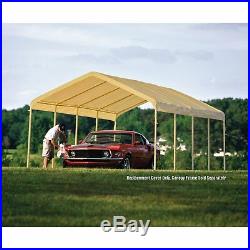 ShelterLogic 12 x 26 ft. Canopy Replacement Cover for 2 in. Frame, White