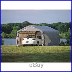 ShelterLogic 13ft. W Peak-Style Portable Garage/Carport- 20ft. L x 13ft. W x 10ft. H