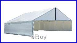 ShelterLogic 27775 Ultra Max Canopy Accessories Enclosure Kit, White, 30' X 30