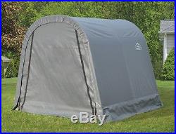 ShelterLogic 8x12x8 Round Style Portable Garage Shed Instant Canopy 76813