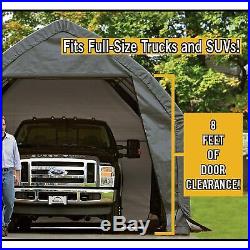 ShelterLogic Garage-in-a-Box SUV/Truck Shelter Grey 13 x 20 x 12 ft. Steel Frame