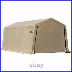 ShelterLogic Instant Garage Auto Shelter- 20ftLx10ftW Sandstone Model# 62680