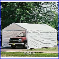 ShelterLogic Portable Garage Carport Canopy Steel Tent Storage Shed 12x20 ft