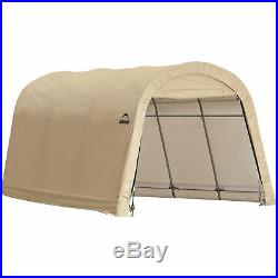 ShelterLogic Roundtop Instant Garage-Tan 15ftL x 10ftW x 8ftH 62689