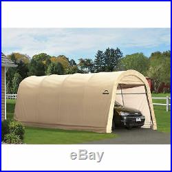 ShelterLogic Roundtop Instant Garage-Tan 20ftL x 10ftW x 8ftH 62684