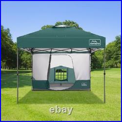 Side Tent for 10 x 10 ft Pop Up Canopy, Easy Setup Gazebo Attachment, Camping