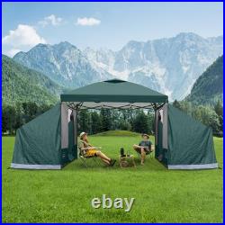 Side Tent for 10 x 10 ft Pop Up Canopy, Easy Setup Gazebo Attachment, Camping