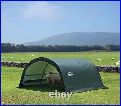 Small Livestock portable Shelter 8x10x5 round