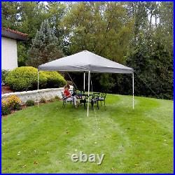 Standard Pop-Up Canopy with Carry Bag 12 ft x 12 ft Gray by Sunnydaze