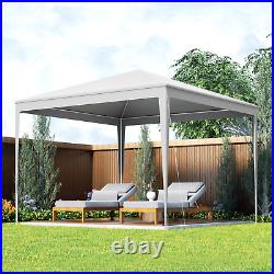 Steel Carport Canopy Portable 114x114Outdoor Car Shelter Patio Party Tent Gray