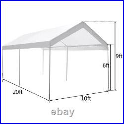 Steel Frame Party Tent Canopy Shelter Portable Car Carport Garage Cover