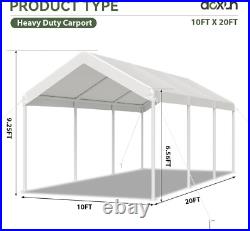 Steel Frame Party Tent Canopy Shelter Portable Car Carport Garage Cover