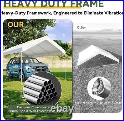 Steel Frame Party Tent Canopy Shelter Portable Car Carport Garage Cover
