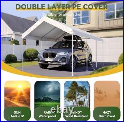 Steel Frame Party Tent Canopy Shelter Portable Car Carport Garage Cover