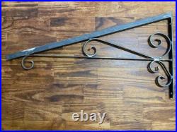 Steel bracket awning cantilever (PACK x3) for window door sheed. 15 in x 30 in