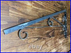 Steel bracket awning cantilever (PACK x3) for window door sheed. 15 in x 30 in