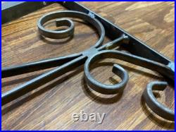 Steel bracket awning cantilever (PACK x3) for window door sheed. 15 in x 30 in