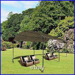 Sun Shade Sail Brown Hemmed Fabric Cloth Canopy Awning Patio Outdoor UV 6-10' FT