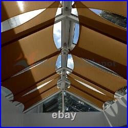 Sun Shade Sail Steel Wire Reinforced Edge Heavy Duty Canopy Awning Pool UVBlock