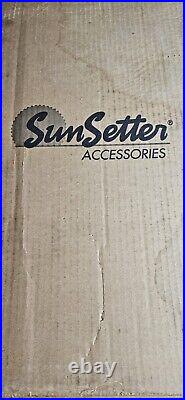 SunSetter Awning FABRIC (FABRIC ONLY) Replacement -New-Nutmeg Tweed- READ DESC