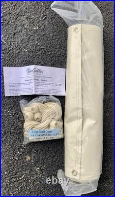 SunSetter Vista and Motorized Awning Protective Cover Only Large Size 14' Cream