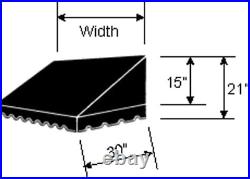 Sunbrella Classic Window Awning/Door Awning/5Colors+3Sizes/Door Canopy/Canvas Wi